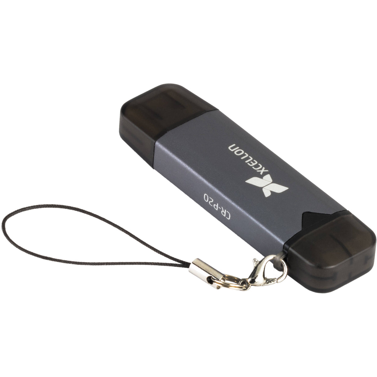 Lector de Tarjetas Xcellon Dual USB 3.2 Gen 1 - en uso