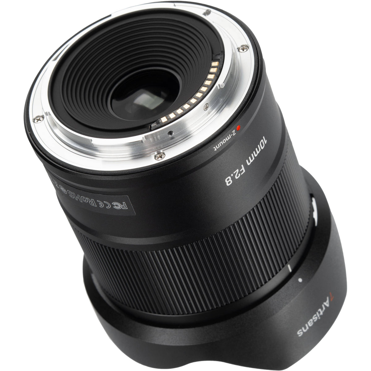 Lente 7Artisans 10mm f/2.8 AF - vista trasera