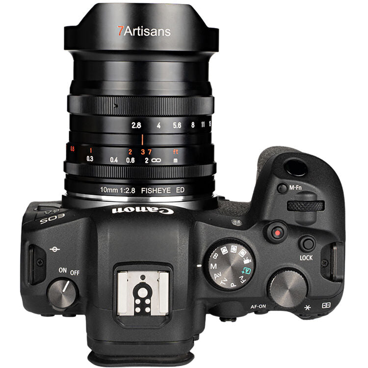 Lente 7Artisans 10mm f/2.8 Fisheye - contenido de la caja