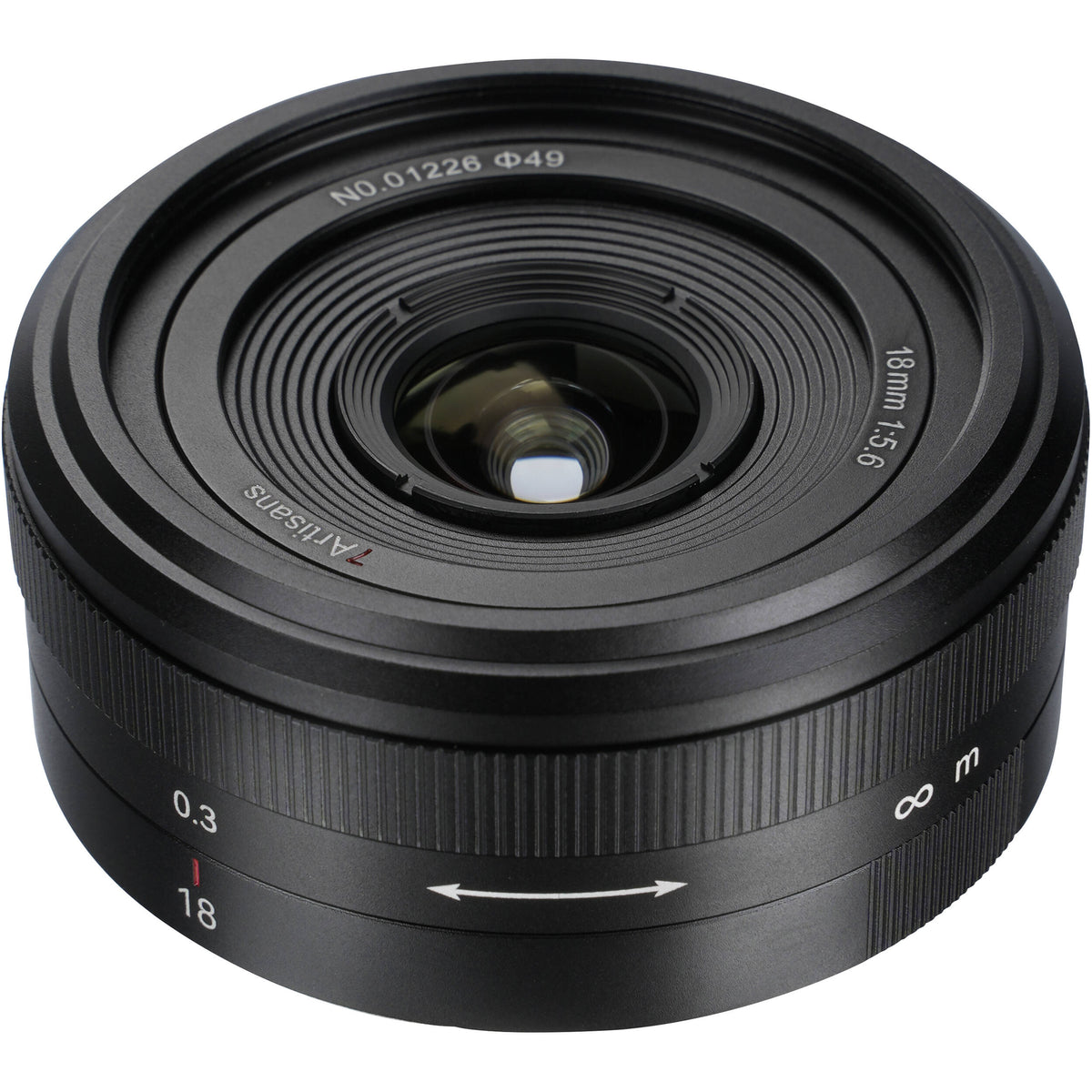 Lente 7Artisans 18mm f/5.6 - vista frontal