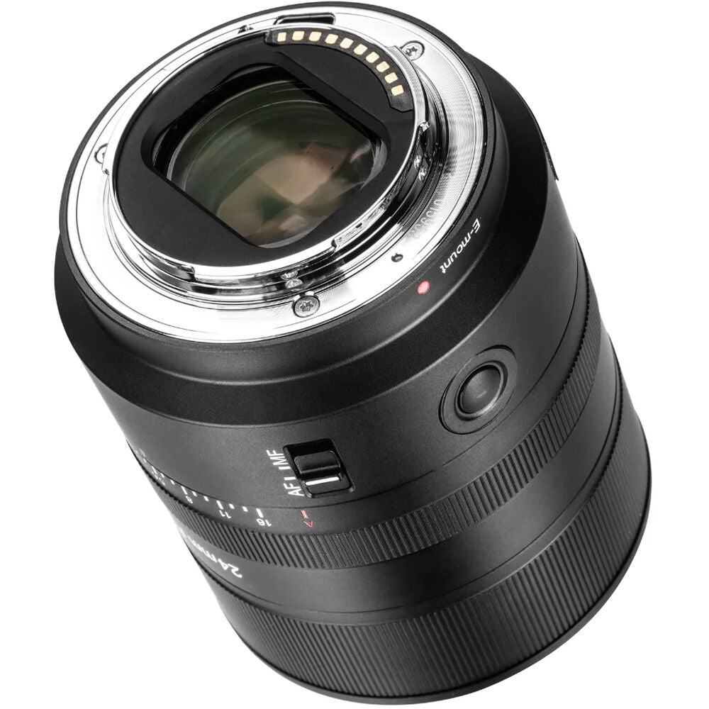 Lente 7Artisans 24mm f/1.8 AF - vista lateral