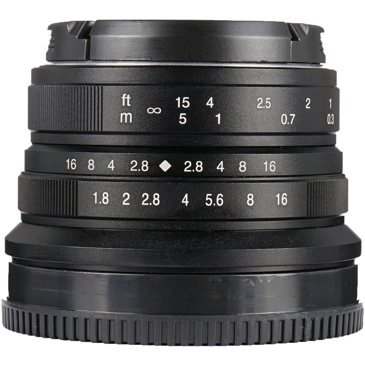Lente 7Artisans 25mm f/1.8 (Negro) - contenido de la caja