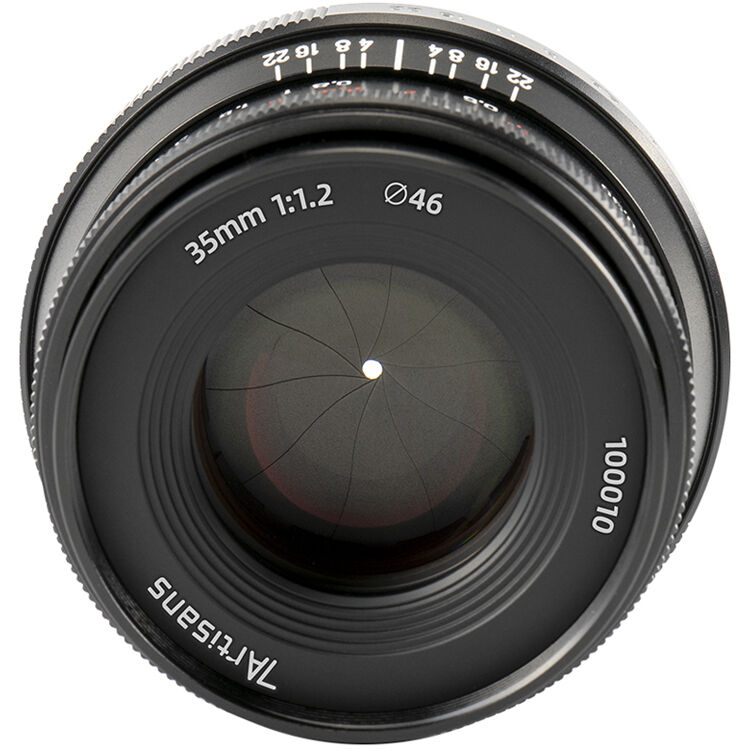 Lente 7Artisans 35mm f/1.2 Mark II (Negro) - vista trasera