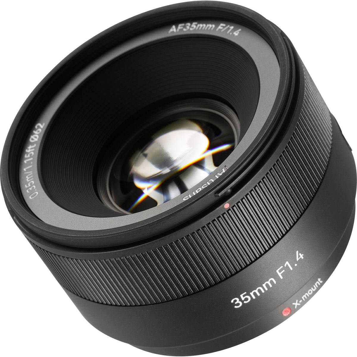 Lente 7Artisans 35mm f/1.4 AF (Negro) - vista frontal