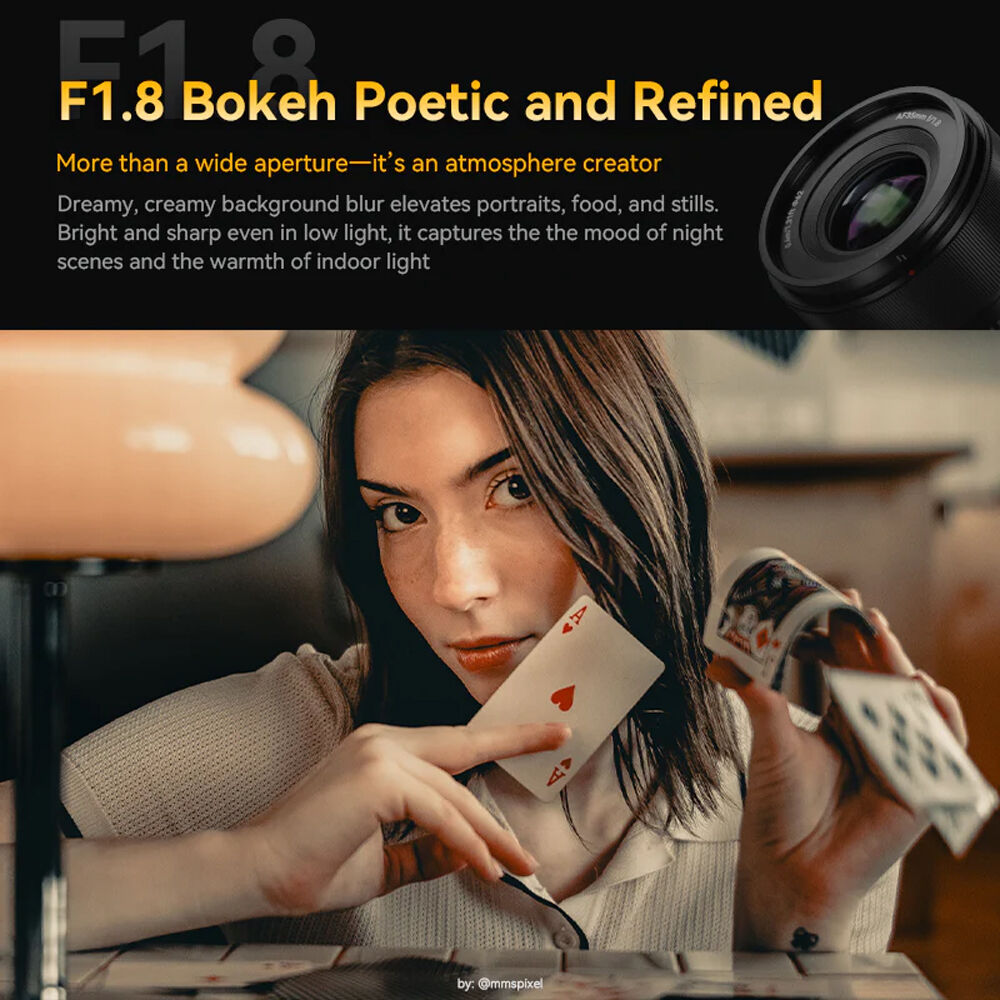 Lente 7Artisans 35mm f/1.8 AF - contenido de la caja