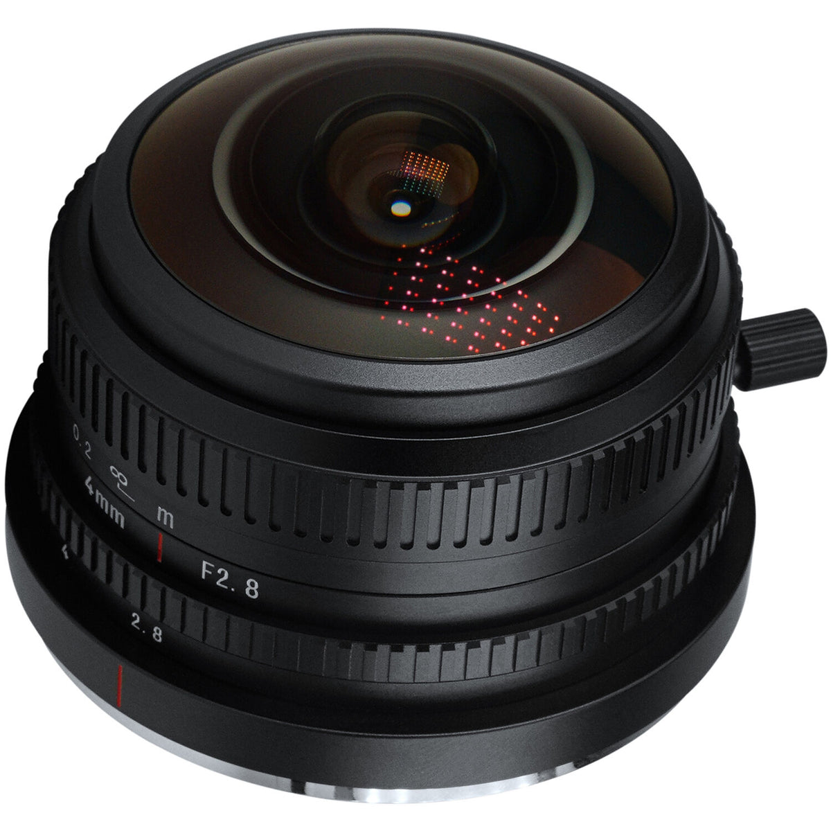 Lente 7Artisans 4mm f/2.8 Circular Fisheye - vista principal