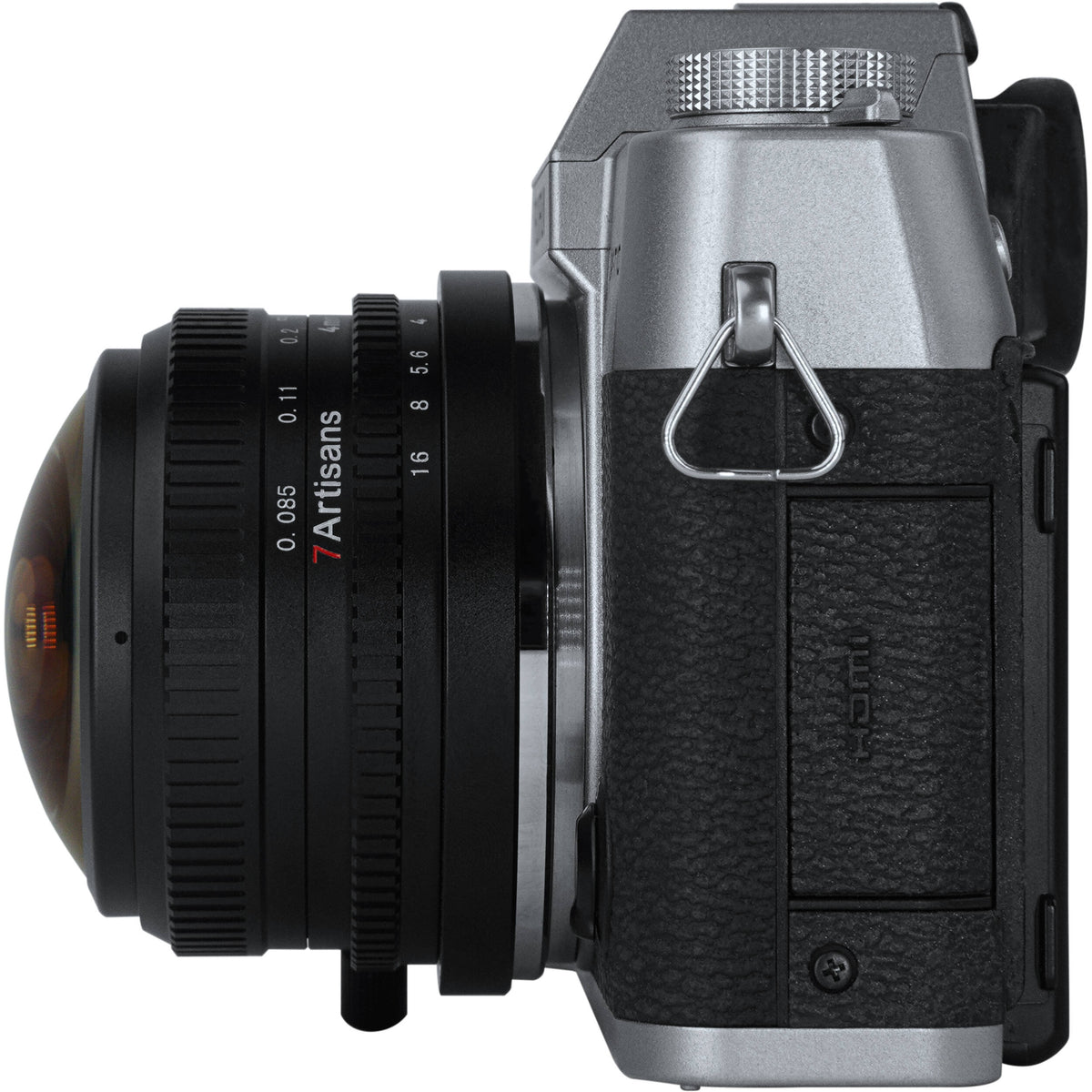 Lente 7Artisans 4mm f/2.8 Circular Fisheye - contenido de la caja