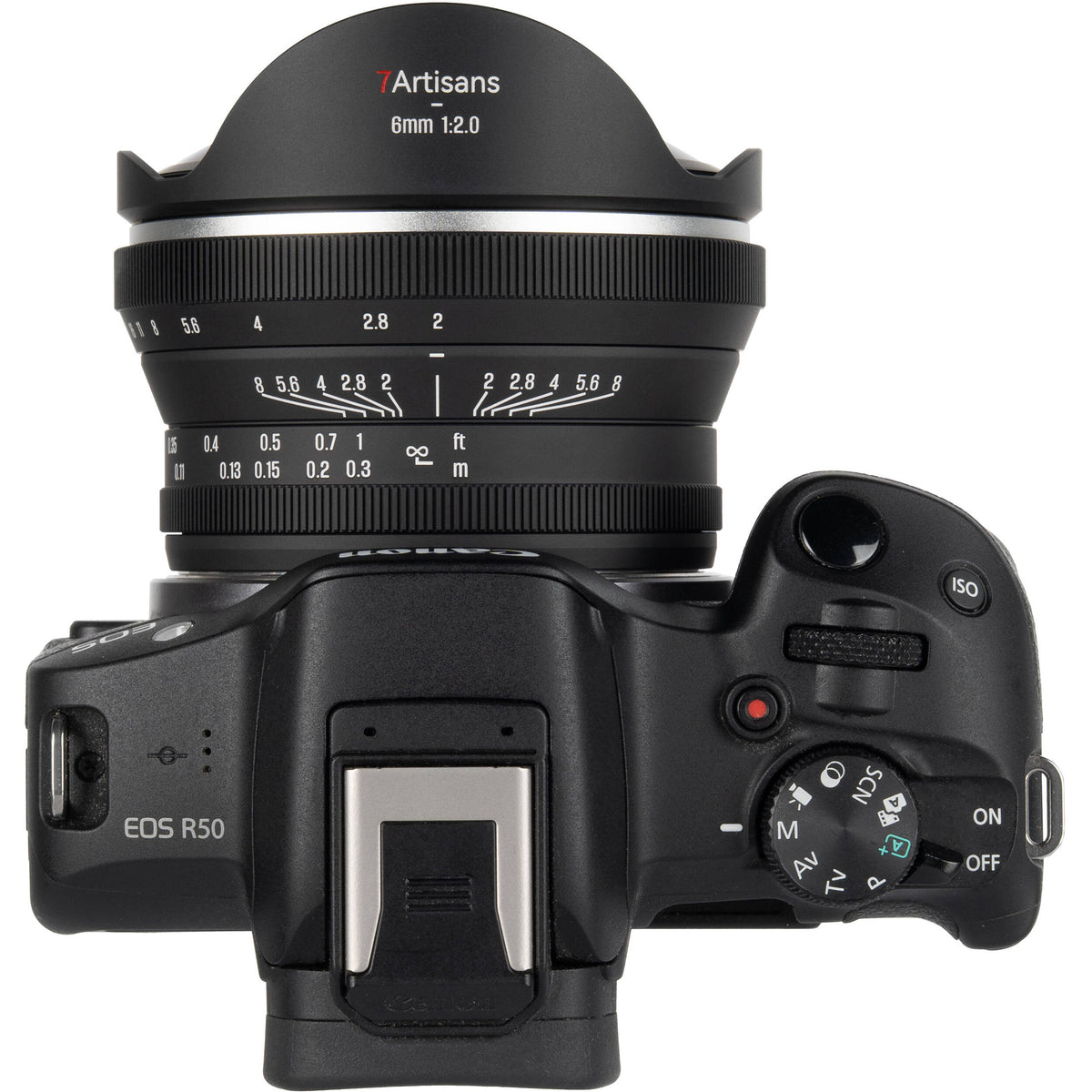 Lente 7Artisans 6mm f/2 Fisheye - detalle