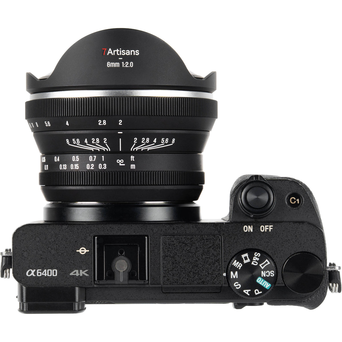 Lente 7Artisans 6mm f/2 Fisheye - en uso