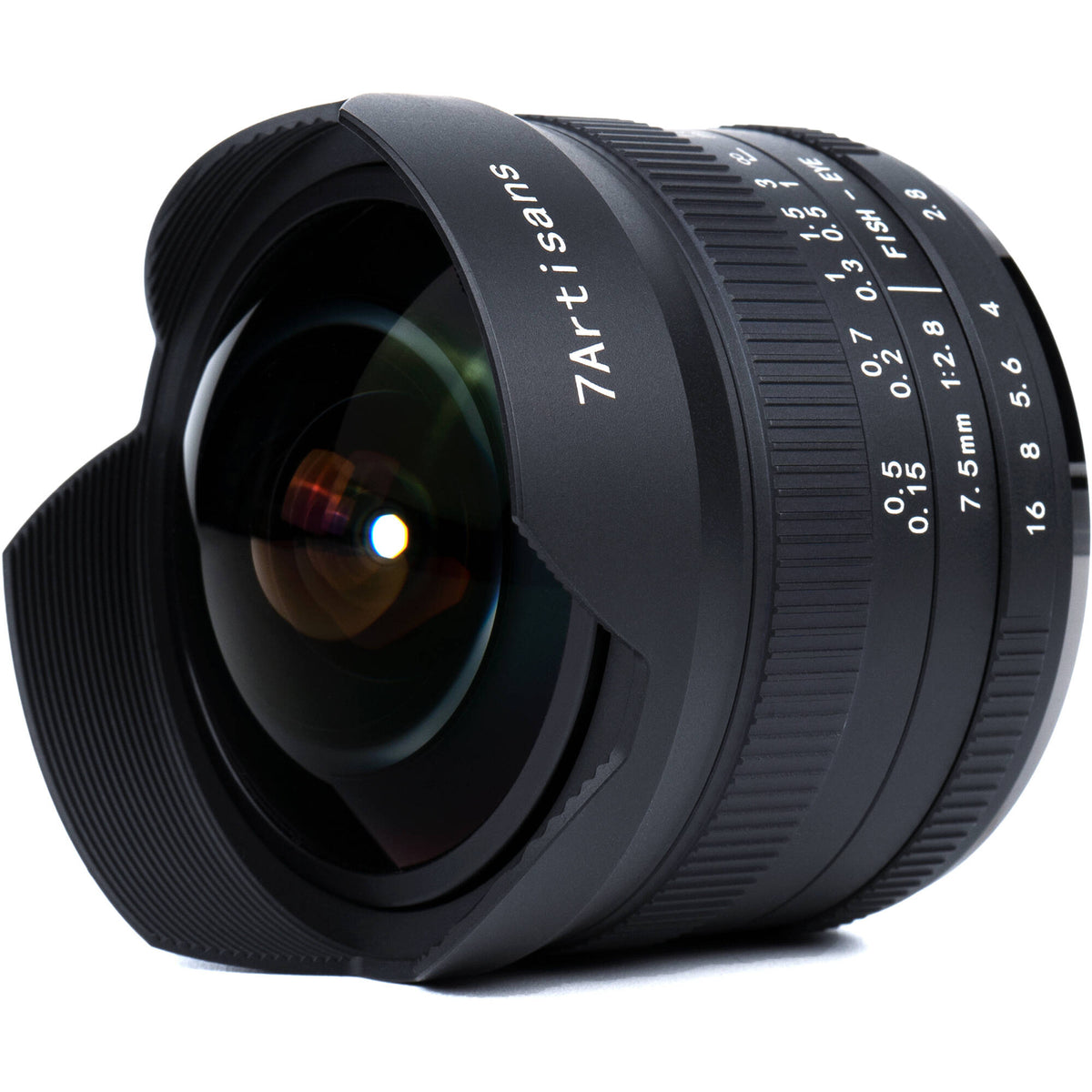 Lente 7Artisans 7.5mm f/2.8 II Fisheye - vista trasera