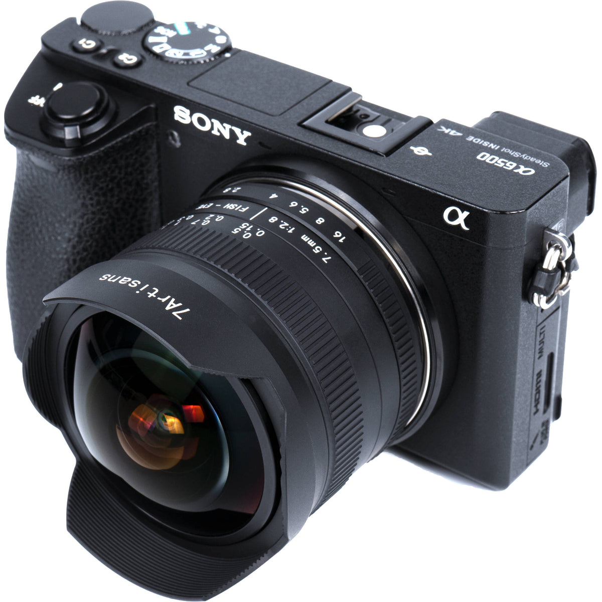 Lente 7Artisans 7.5mm f/2.8 II Fisheye - detalle