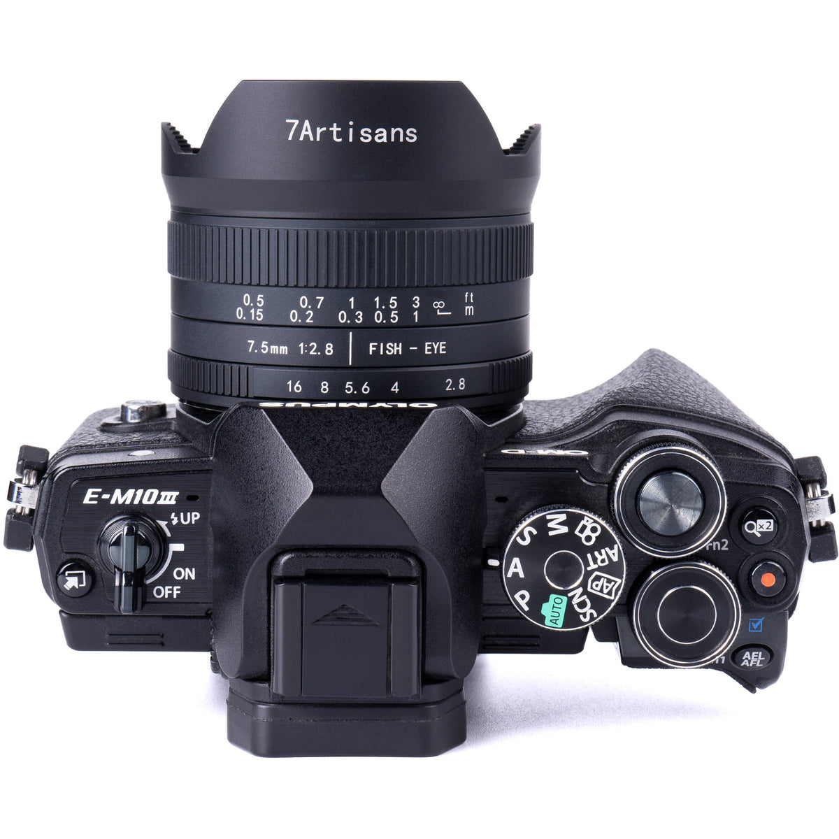 Lente 7Artisans 7.5mm f/2.8 II Fisheye - detalle
