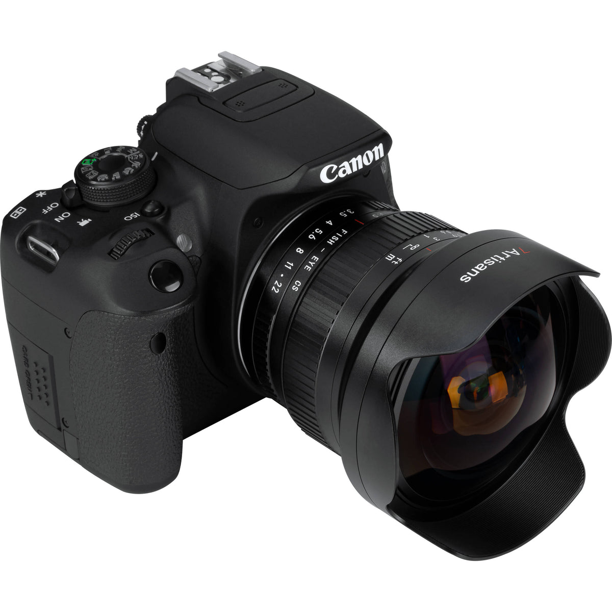 Lente 7Artisans 7.5mm f/3.5 Fisheye - contenido de la caja