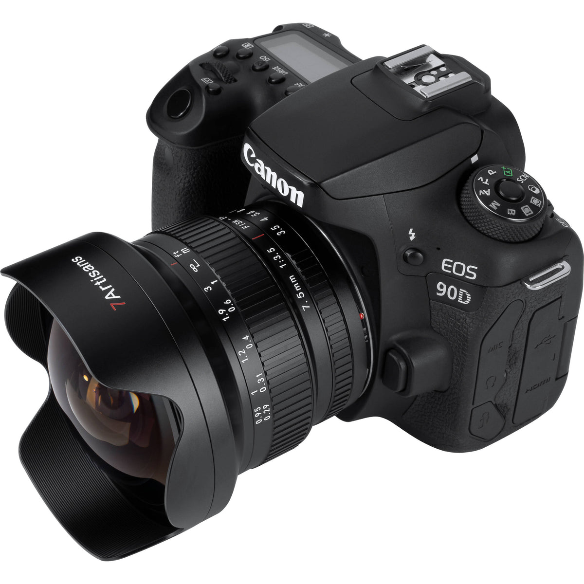 Lente 7Artisans 7.5mm f/3.5 Fisheye - en uso