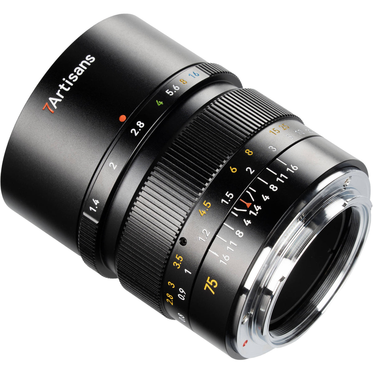 Lente 7Artisans 75mm f/1.4 - vista trasera