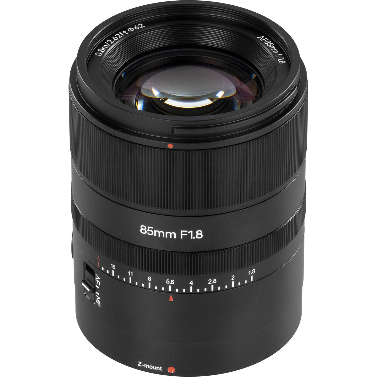 Lente 7Artisans 85mm f/1.8 AF - vista trasera