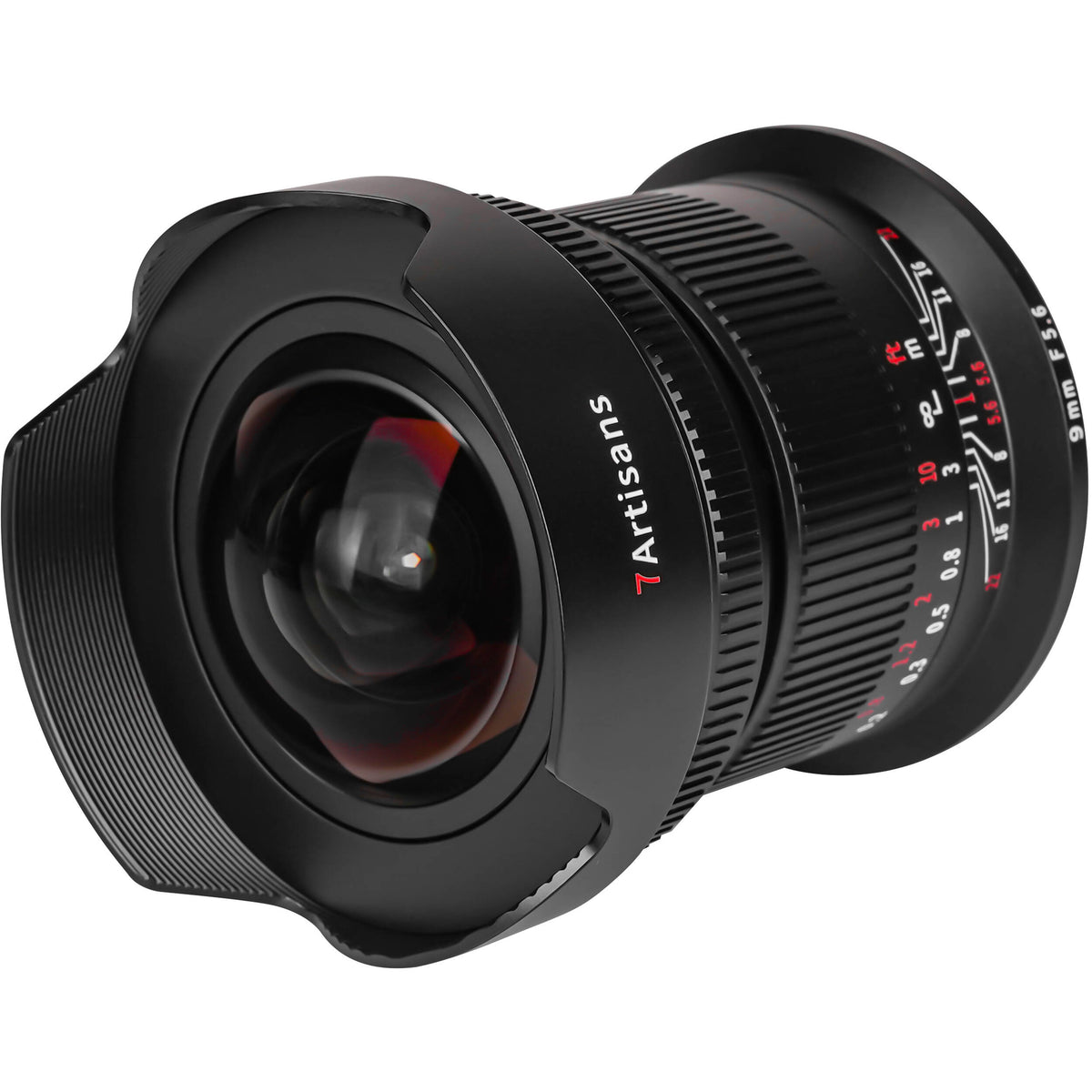 Lente 7Artisans 9mm f/5.6 (Rear ND Filter) - vista frontal