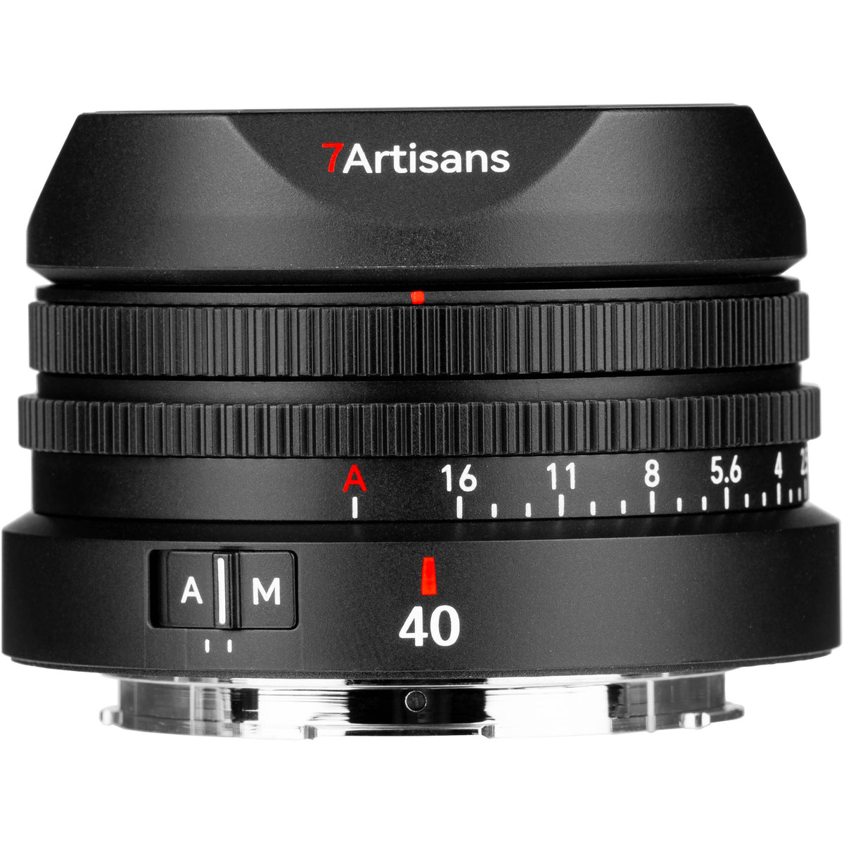 Lente 7Artisans AF 40mm f/2.5 - vista frontal