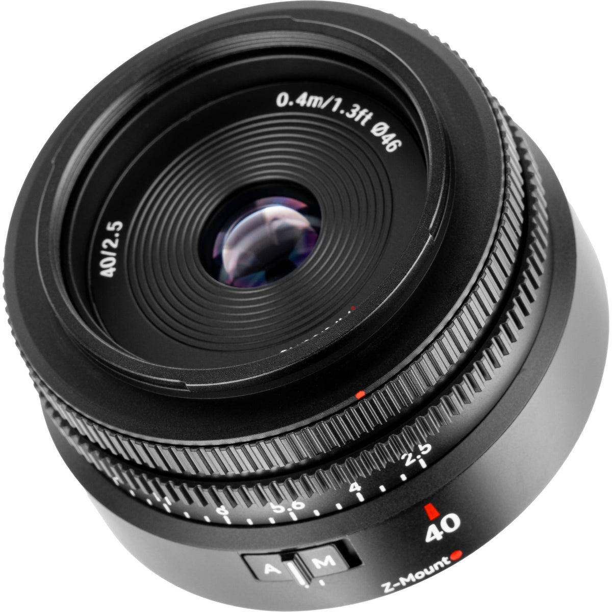Lente 7Artisans AF 40mm f/2.5 - vista lateral