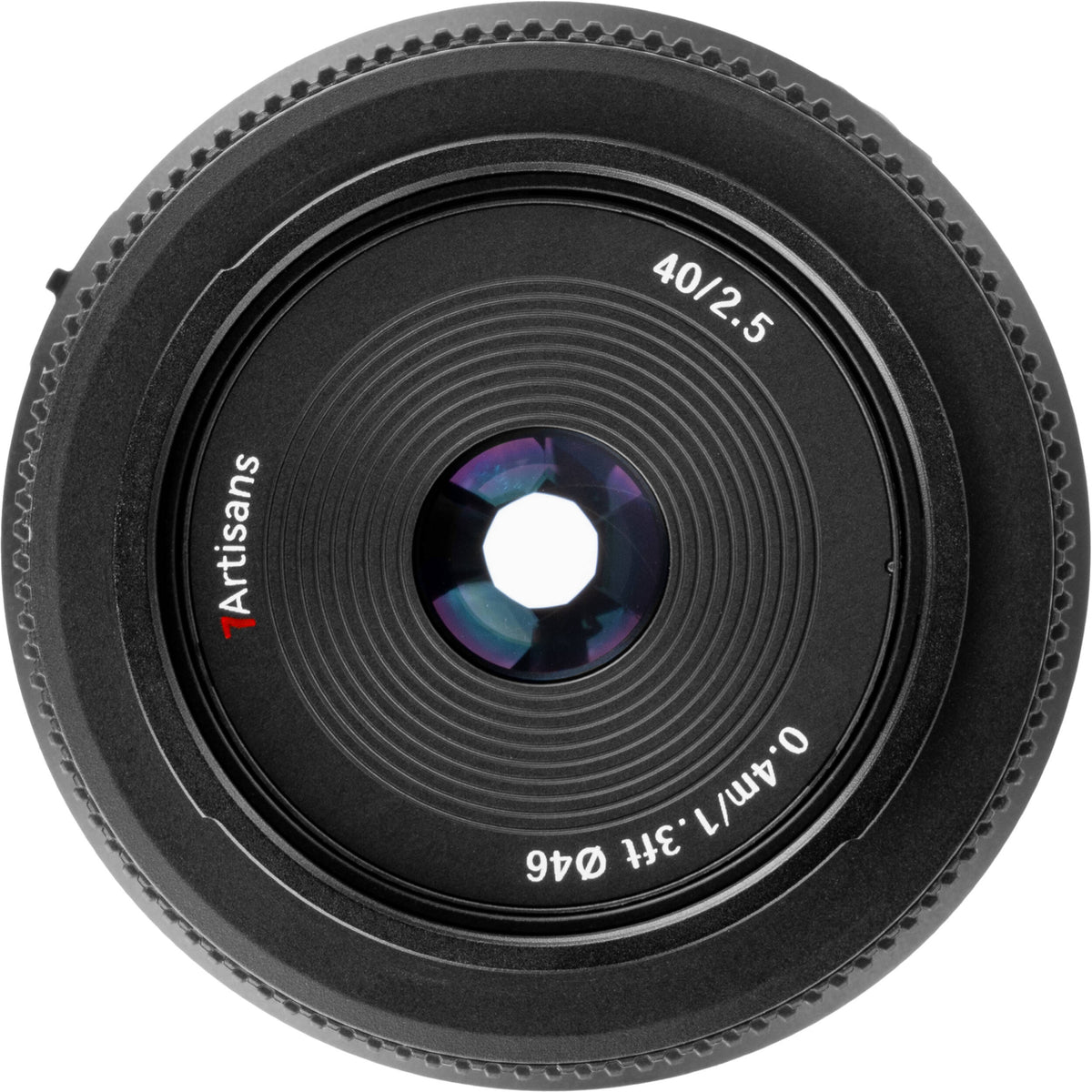Lente 7Artisans AF 40mm f/2.5 - detalle