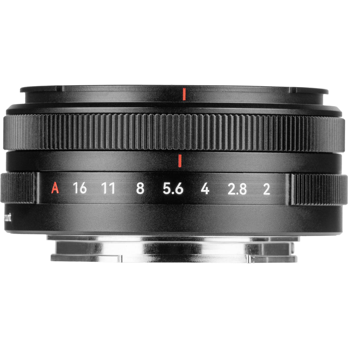 Lente 7Artisans Lite Series 18mm f/2 AF - vista frontal