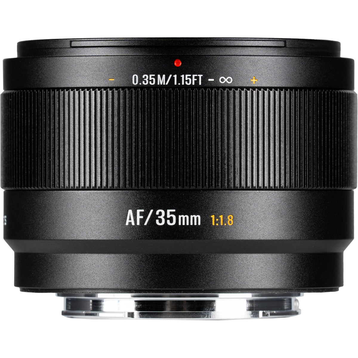 Lente 7Artisans Lite Series 35mm f/1.8 AF (Negro) - vista frontal