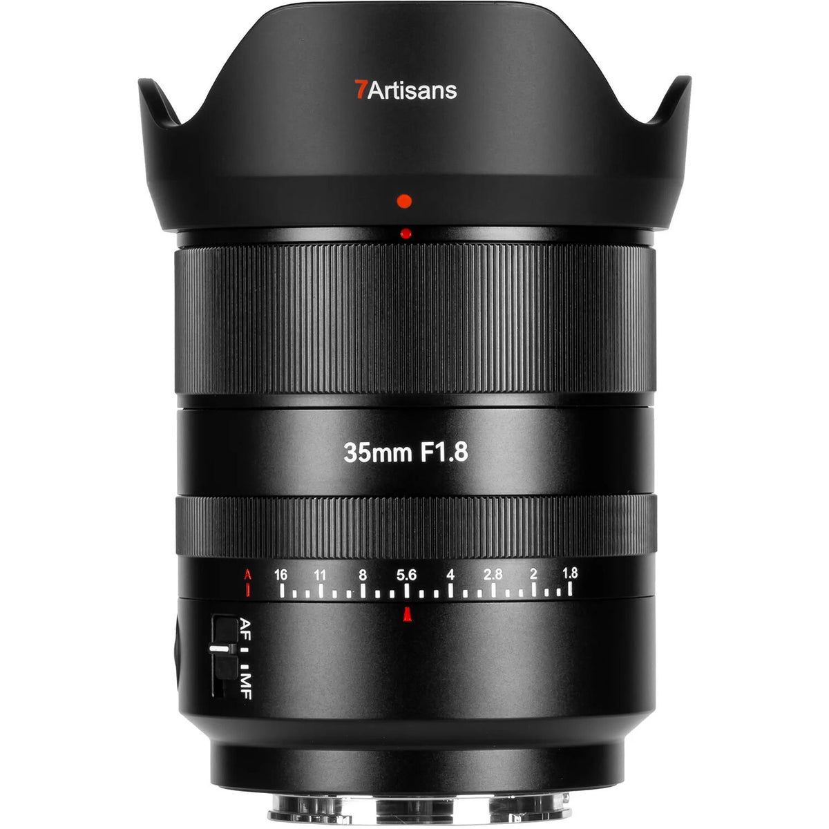 Lente 7Artisans Lite Series 35mm f/1.8 AF (Negro) - vista trasera