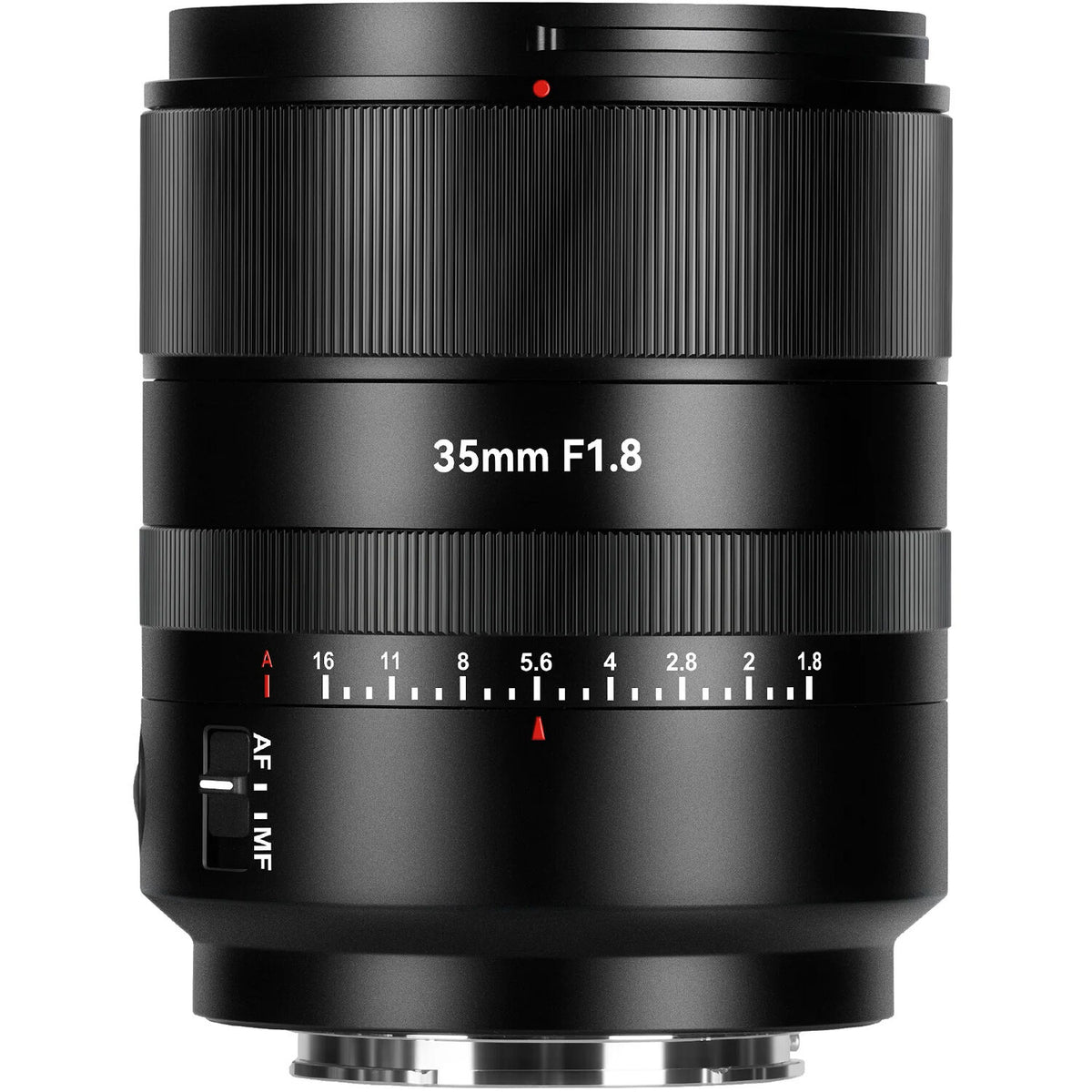 Lente 7Artisans Lite Series 35mm f/1.8 AF (Negro) - vista lateral