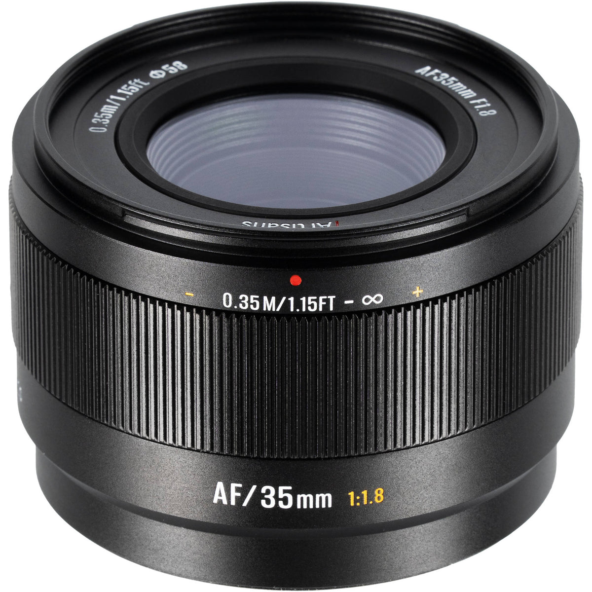 Lente 7Artisans Lite Series 35mm f/1.8 AF (Negro) - detalle