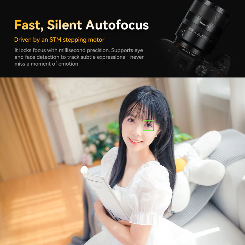 Lente 7Artisans Lite Series 35mm f/1.8 AF (Negro) - en uso