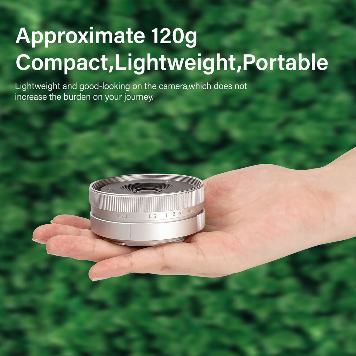 Lente AstrHori 14mm f/4.5 (Plateado) - contenido de la caja