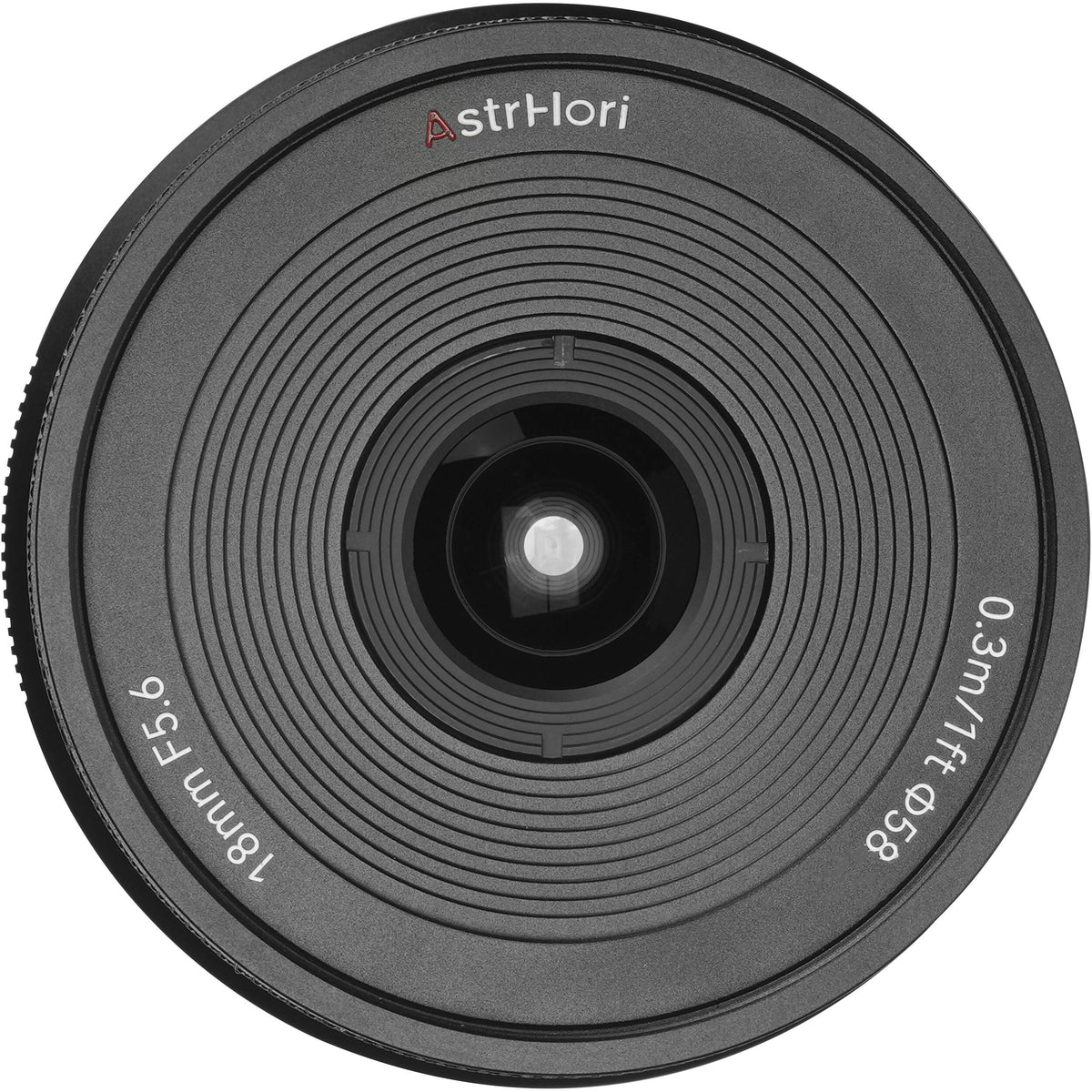 Lente AstrHori 18mm f/5.6 Shift - contenido de la caja