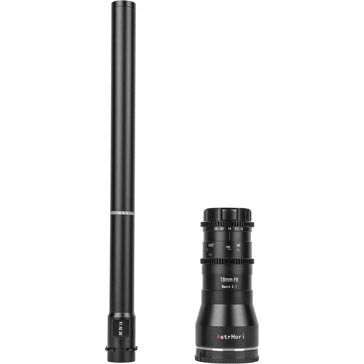 Lente AstrHori 18mm f/8 Macro Probe Set - vista trasera