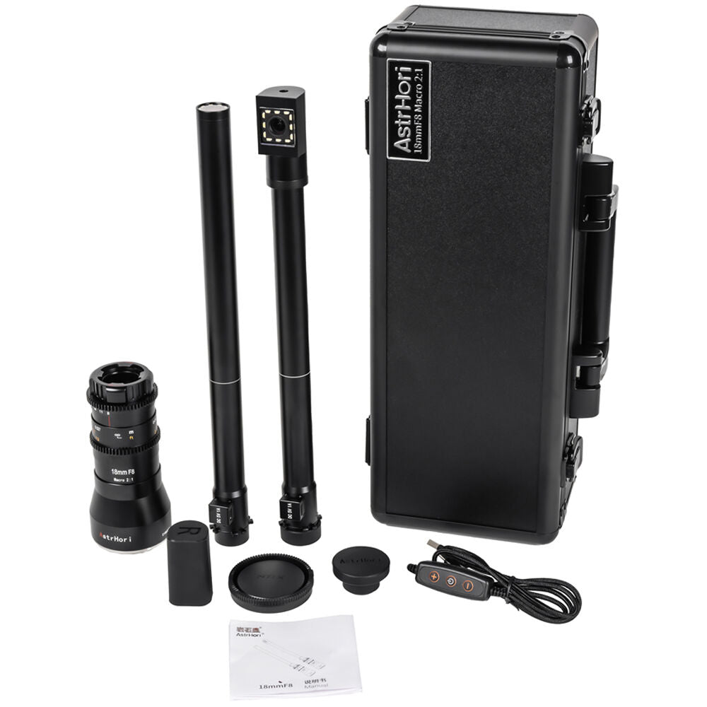 Lente AstrHori 18mm f/8 Macro Probe Set (Montura Canon RF)
