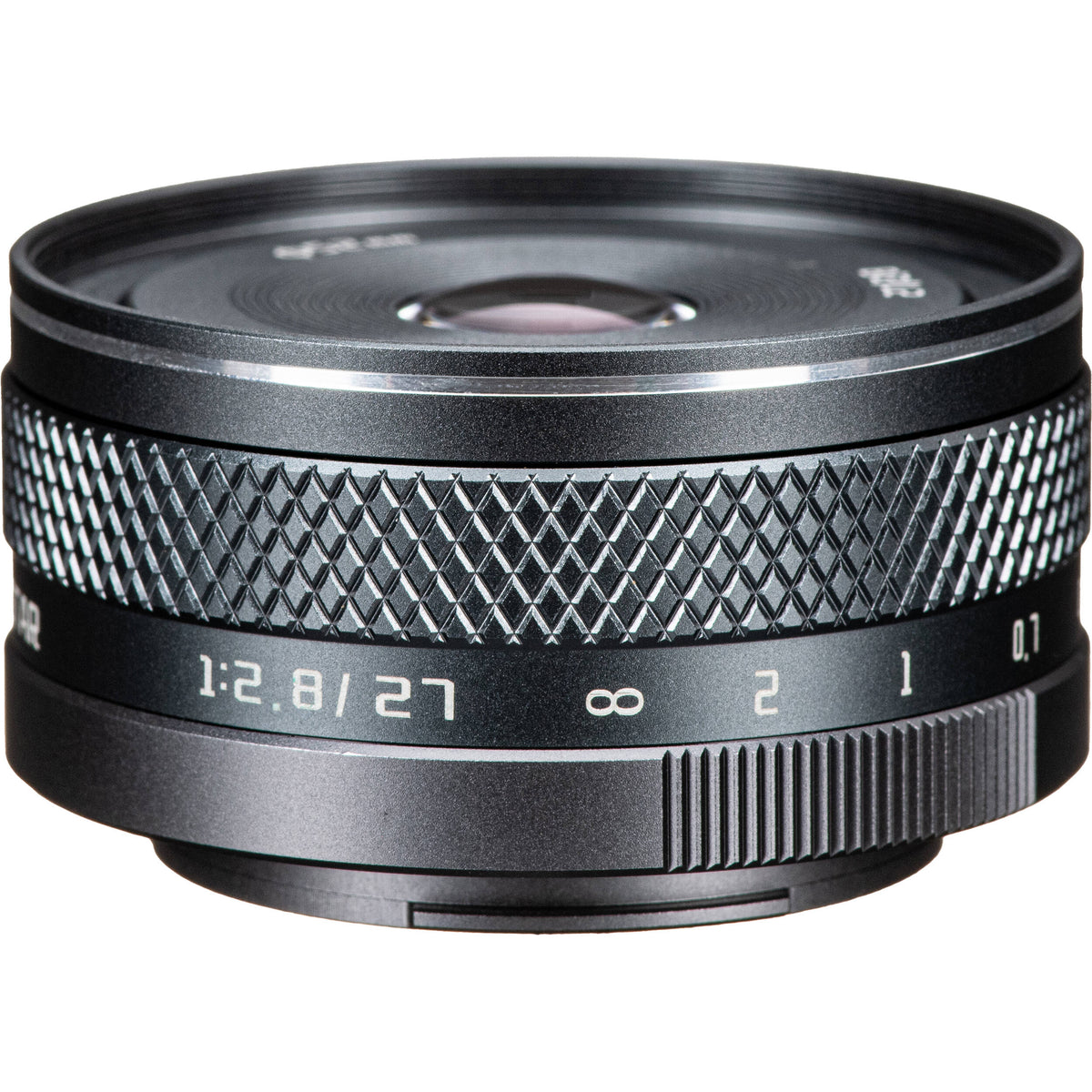 Lente AstrHori 27mm f/2.8 II (Gris) - vista frontal