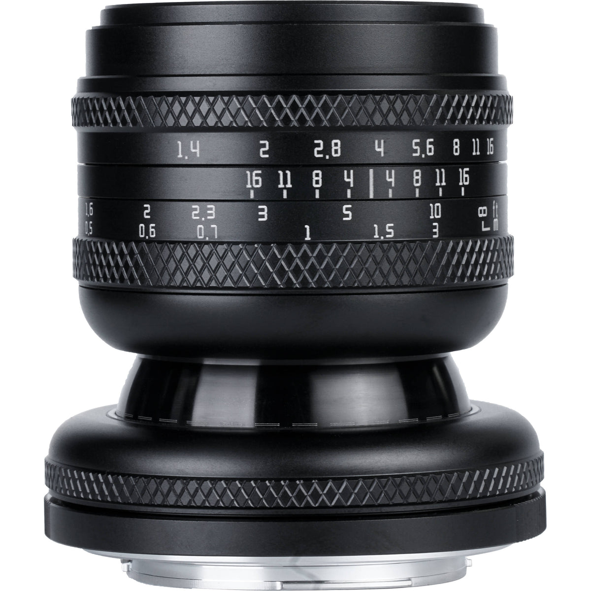 Lente AstrHori 50mm f/1.4 Tilt (Negro) - vista trasera