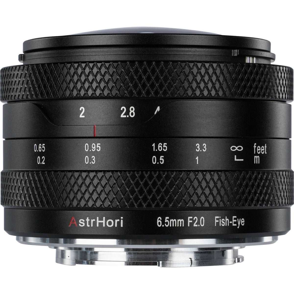 Lente AstrHori 6.5mm f/2 Fisheye - vista principal