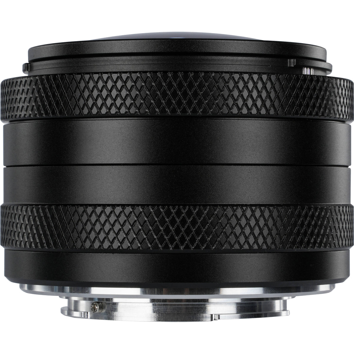 Lente AstrHori 6.5mm f/2 Fisheye - vista frontal