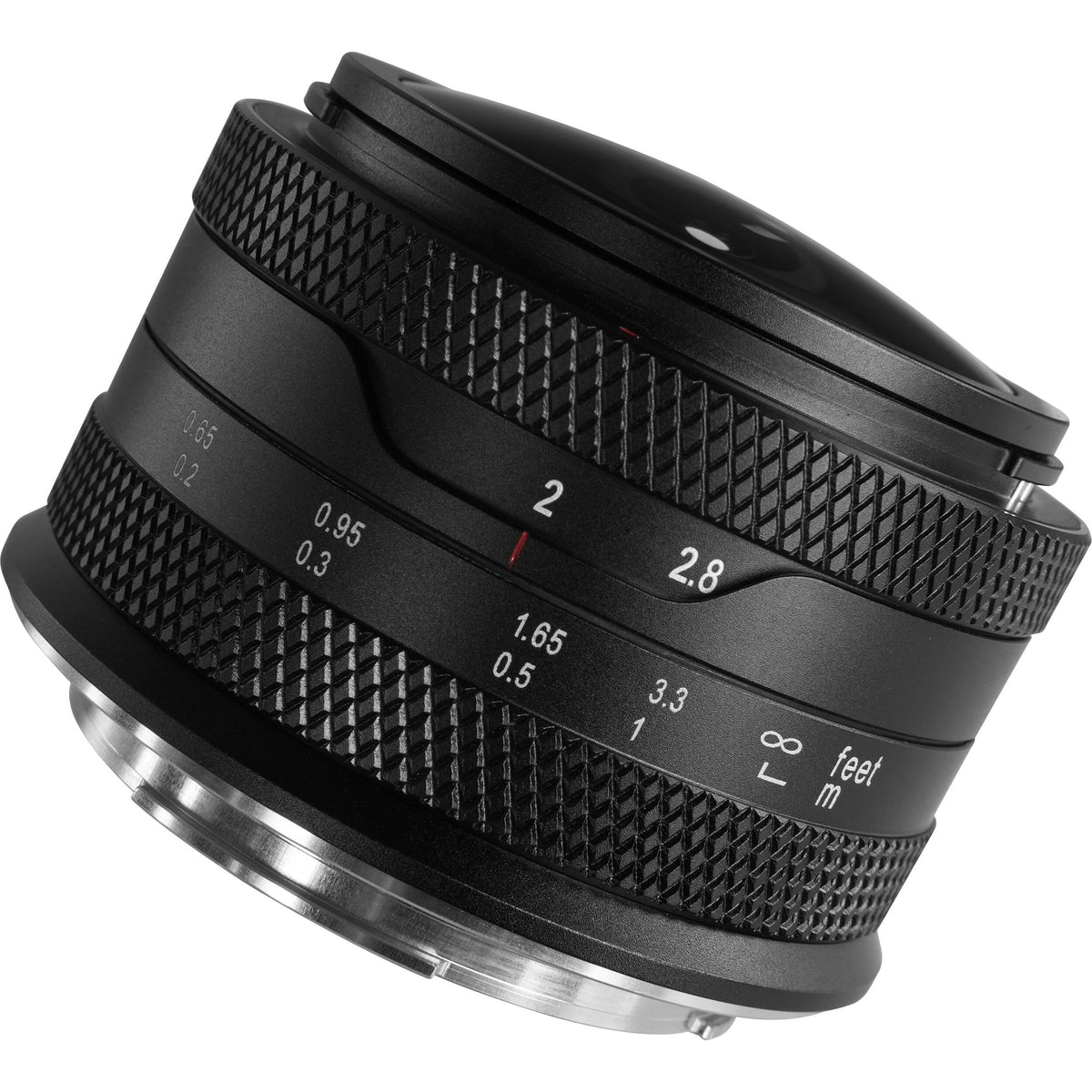 Lente AstrHori 6.5mm f/2 Fisheye - vista trasera