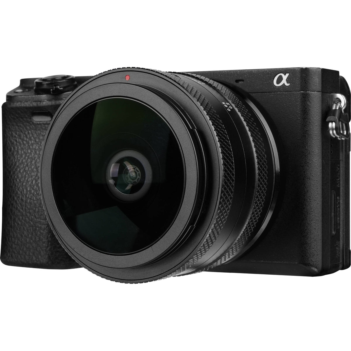 Lente AstrHori 6.5mm f/2 Fisheye - contenido de la caja