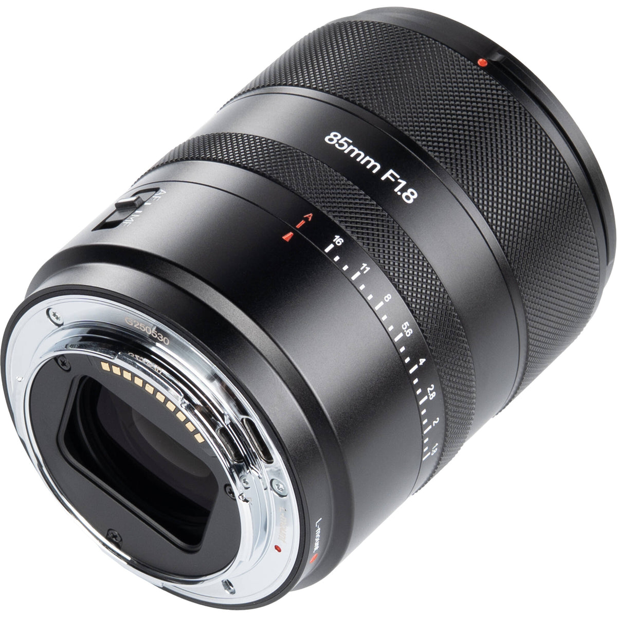 Lente AstrHori 85mm f/1.8 II Full Frame AF - vista frontal