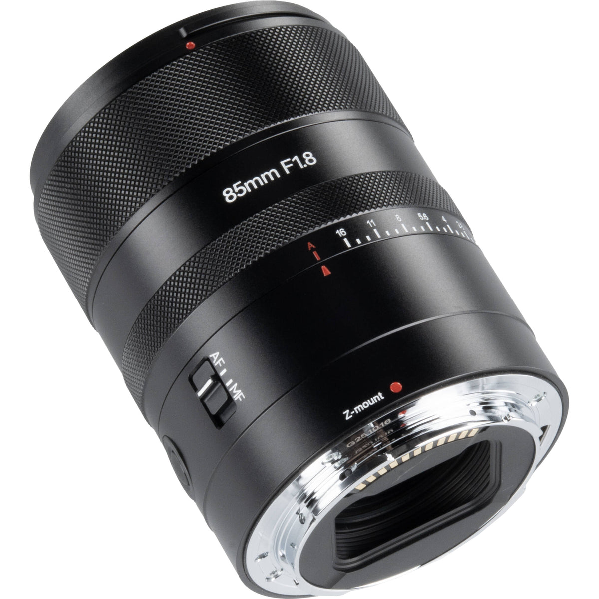 Lente AstrHori 85mm f/1.8 II Full Frame AF - vista frontal