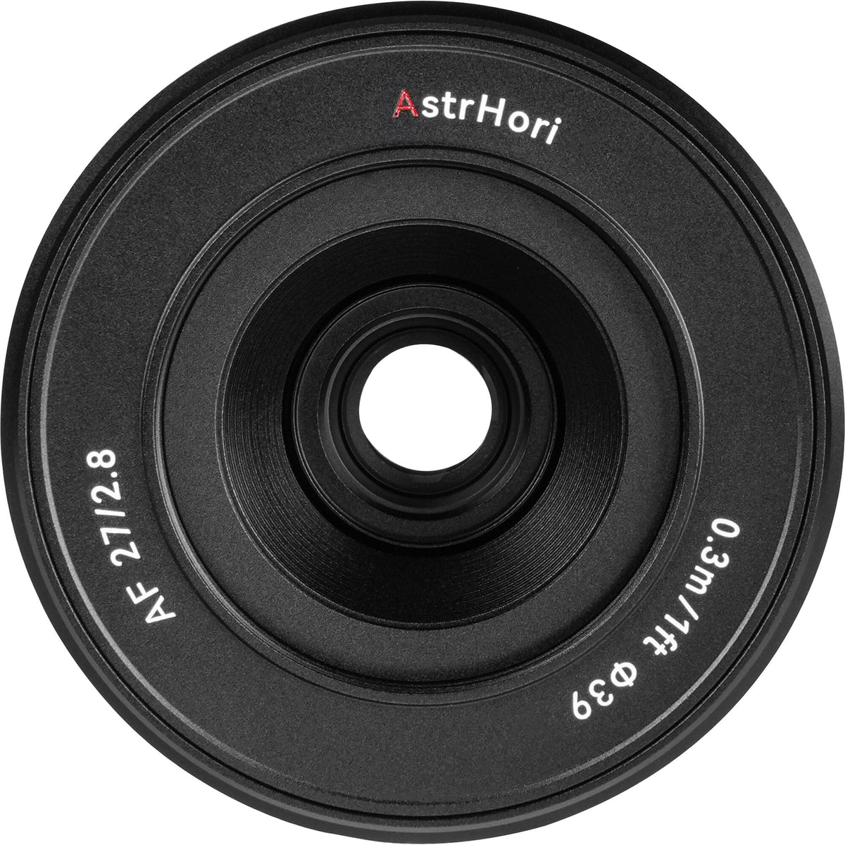 Lente AstrHori AF 27mm f/2.8 (Negro) - vista trasera