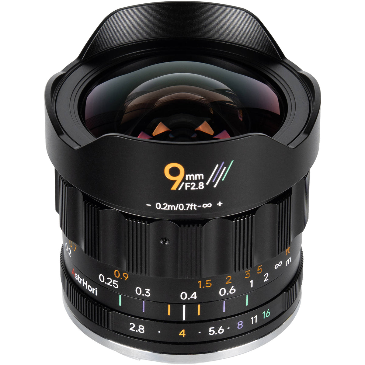 Lente AstrHori MF 9mm f/2.8 - vista principal