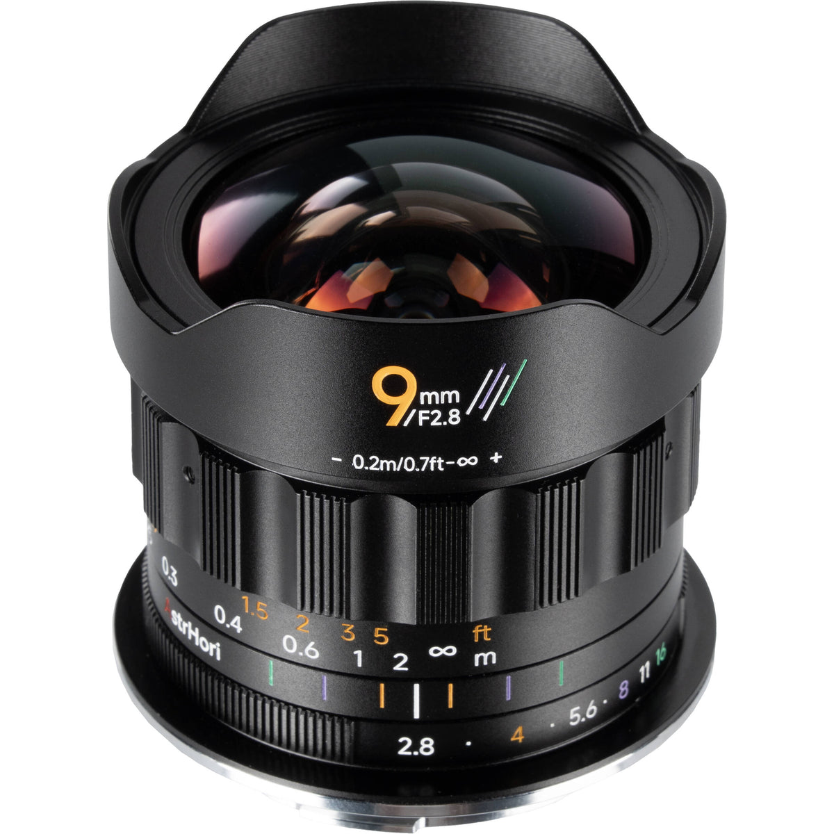 Lente AstrHori MF 9mm f/2.8 - vista principal
