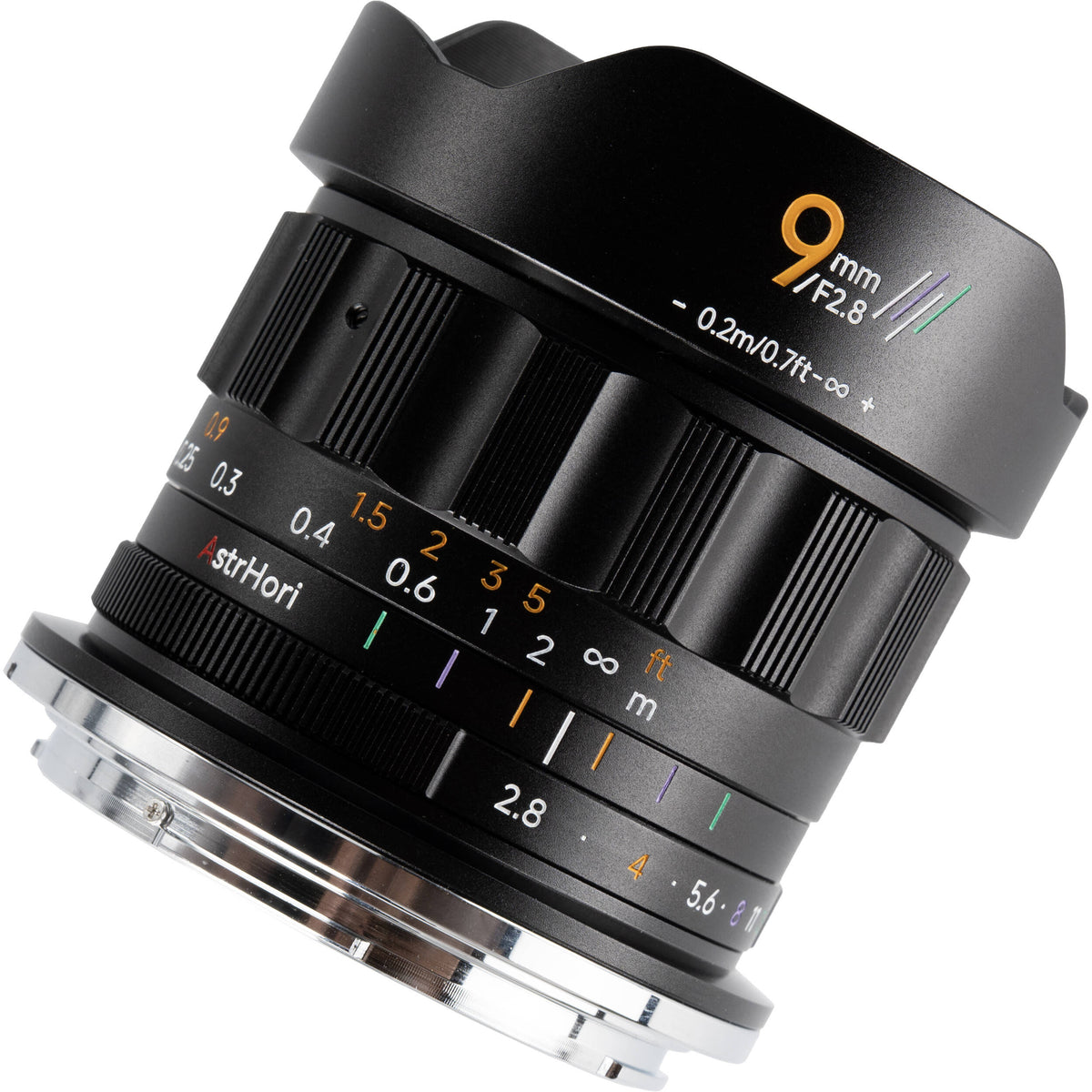 Lente AstrHori MF 9mm f/2.8 - detalle
