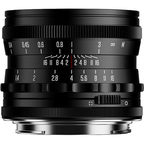 Lente Brightin Star 35mm f/1.4 (Negro) - vista frontal