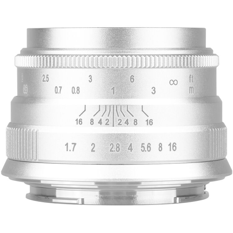 Lente Brightin Star 35mm f/1.7 (Plateado) - vista principal