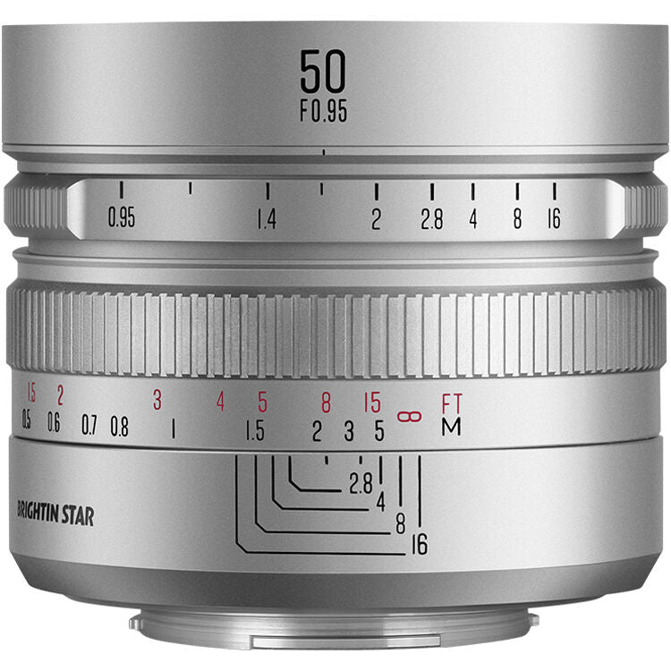 Lente Brightin Star 50mm f/0.95 - vista principal
