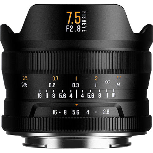 Lente Brightin Star 7.5mm f/2.8 Fisheye - vista principal